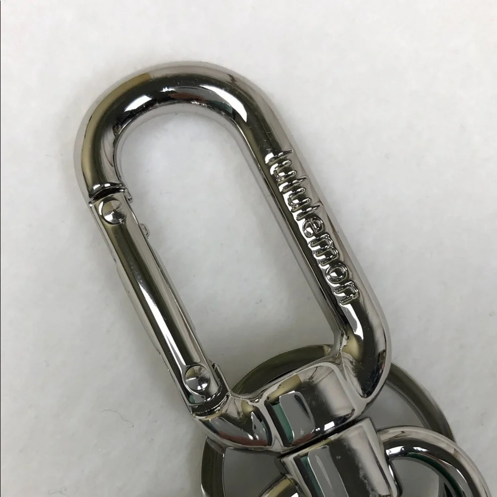 Lululemon Never Lost Keychain Green Wordmark (M1)